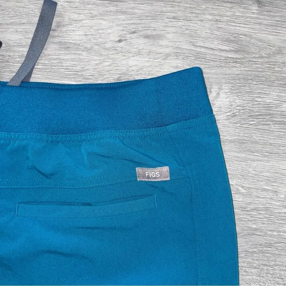 FIGS Axim Cargo Scrub Pant Men’s Medium Blue T2001 Technical Collection